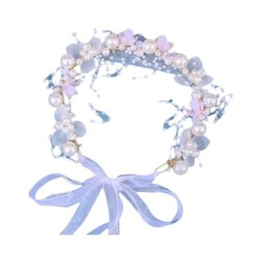 Imagem de Tiara De Flores Para Noivas, Acessórios De Cabelo Luxuosos Para Casame