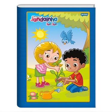 Imagem de Caderno Costurado Capa Dura Sem Pauta - 80 Folhas - Bem Bom Azul - Jan