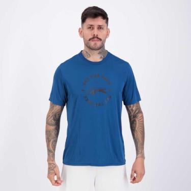 Imagem de Camiseta Puma Graphic Run Slogan Tee Q1 Azul, EG
