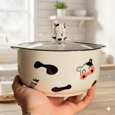 Imagem de Panelinha vaquinha 1,2 litros, travessa de servir, vai ao forno. - NO 