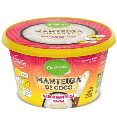 Imagem de Manteiga De Coco Qualicôco 200G Sabor Manteiga
