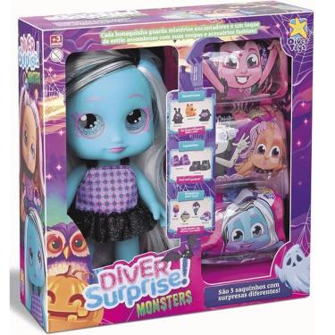 Imagem de Boneca Diver Surprise Monsters Zumbelina Divertoys