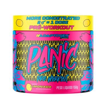 Imagem de Pré Treino Panic 150g Adaptogen C/ Beta Alanina Limonada