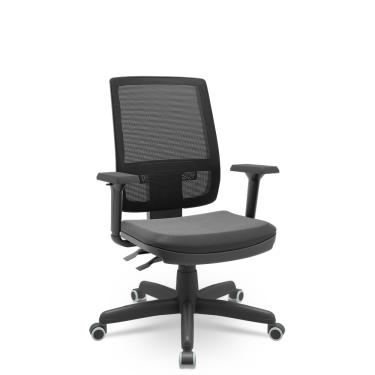 Imagem de Cadeira BRIZZA BackSystem Plaxmetal NR17 Shift 3D Vinil T19