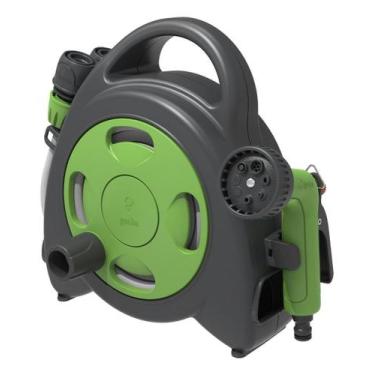 Imagem de Enrolador Mangueira 10M Automatico 8 Jatos Jardim - Garden
