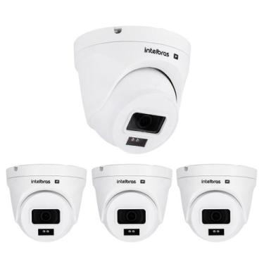 Imagem de Kit 4 Câmeras IP 2 Megapixels Full HD 30m PoE VIPC 1230 D G2 Intelbras