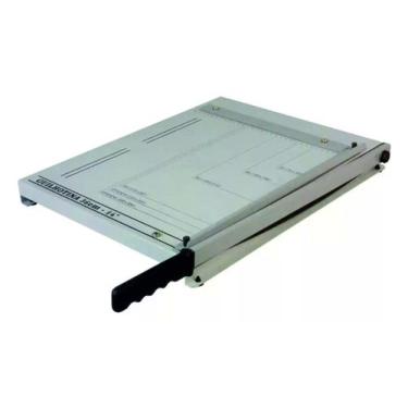 Imagem de Guilhotina Manual para papel Ofício 36cm em aço para 20 fls - Cassmar 