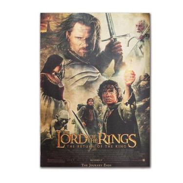 Imagem de Pintura em cartaz O Senhor dos Anéis Retro 51,5x36cm - taiyuanketanmao