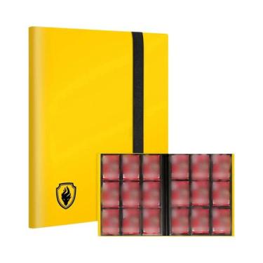 Imagem de Fichário De Cartas Colecionáveis Yugioh Sport TCG Com 9 Bolsos E Capac