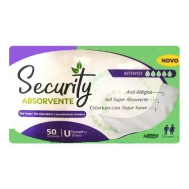 Imagem de Absorvente Geriátrico Pós Parto E Operatório Security 1 Pacote Com 50 