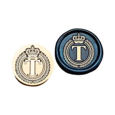 Imagem de Carimbo De Cera Em Latão Com Letras Do Alfabeto 25mm A-Z Para DIY Scra