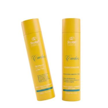 Imagem de Kit Shampoo e Condicionador para Cabelos Cacheados Low Poo Scolari Pro