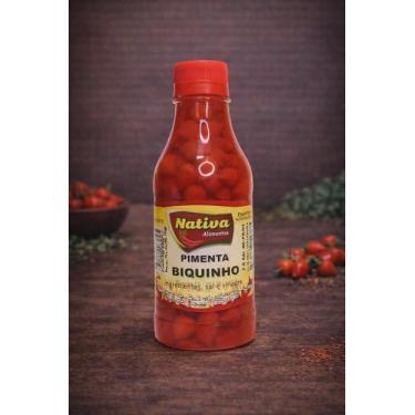 Imagem de Pimenta Biquinho Vermelha em Conserva 90g - Nativa