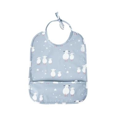 Imagem de Babadores Ajustáveis Impermeáveis De PU Para Bebês, Sem Mangas, Estilo
