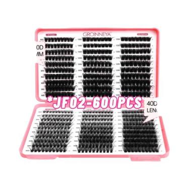 Imagem de Cílios Postiços GROINNEYA: Extensão Em Cachos DIY Com Volume Fluffy Ef