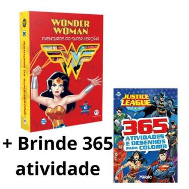 Imagem de Kit Mulher-Maravilha  Aventuras da Super-Heroína (6 Livrinhos) + Brind