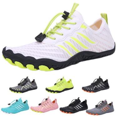 Imagem de Calçados de caminhada Cridano Grounded Barefoot Shoes  branco 9US