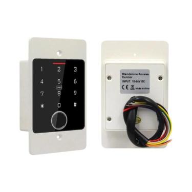 Imagem de Fechadura De Porta Inteligente WiFi Com App Tuya, Teclado RFID À Prova