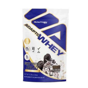 Imagem de Adapto Whey Adaptogen Whey Protein 3w Refil 2268g, Cookies Cream