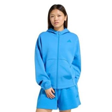 Imagem de Blusa Adidas Capuz Zíper Logo Pequeno Future Icons Feminina-Feminino