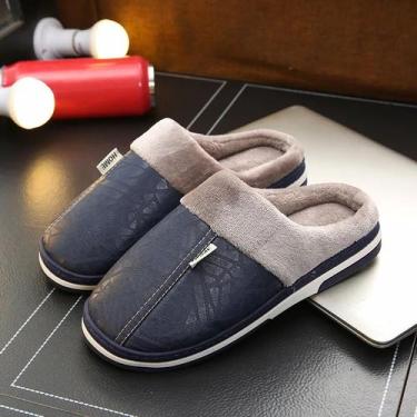 Imagem de Pantufa de Pelúcia Confortável Antiderrapante Inverno Frio - Sem Marca