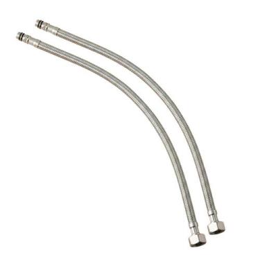 Imagem de Rabicho Engate Par Flexível Mangueira Monocomando Misturador 80cm Torn