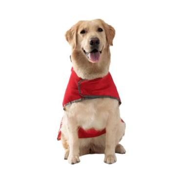 Imagem de Capa de Chuva para Cães - À Prova d'Água, Dupla Face e Ajuste Rápido, 