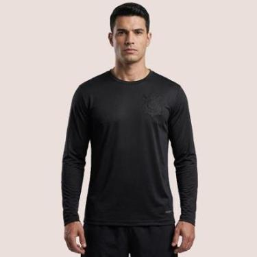 Imagem de Camiseta Corinthians All Black Masculina Estilo To-Masculino