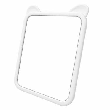 Imagem de Espelho De Mesa Dobrável Moldura Gatinho Maquiagem - Inter, Branco
