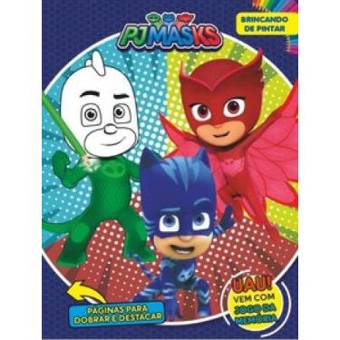 Imagem de Livro - PJ Masks Brincando de Pintar - On Line