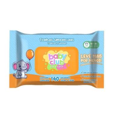Imagem de Toalha Umedecida Baby Club Ultra Care 140 Unidades  Toque Suave e Hidr