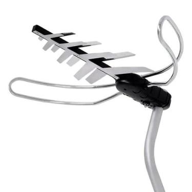 Imagem de Antena Externa Digital TV Aquário DTV3000 VHF UHF FM HDTV Alta Perform