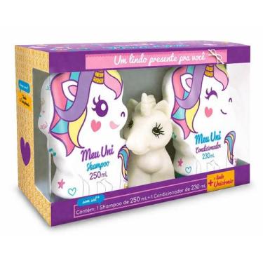 Imagem de Kit Meu Uni Shampoo 250ml e Condicionador 230ml Kids Com Unicórnio Nut