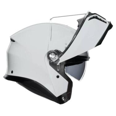 Imagem de Capacete AGV Tourmodular Stelvio Branco Brilhante Tamanho:58, 58