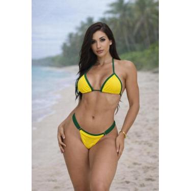 Imagem de Biquini Feminino sem bojo Moda Praia e Piscina moda verão Brasil - Kai