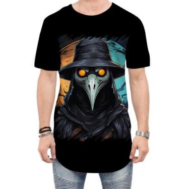 Imagem de Camiseta Longline Máscara da Peste Negra 9 - Kasubeck Store®, GG
