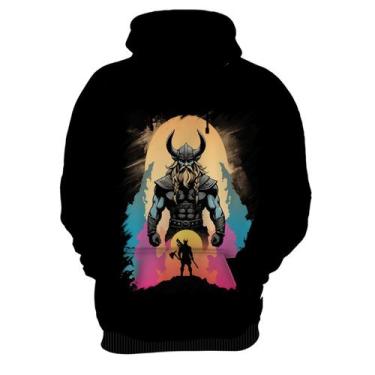 Imagem de Blusa de Frio Guerreiro Viking Nórdico Tribo 17 - Kasubeck Store®, M
