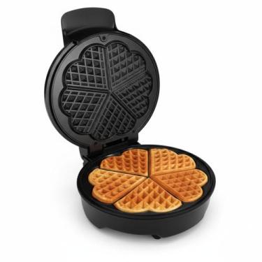 Imagem de Máquina de Fazer Waffle Panqueca 220v Formato Coração 800w - BAK, 220V