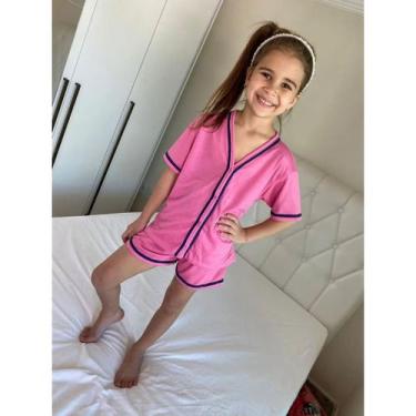 Imagem de Pijama blogueirinha Infantil de Botão Baby doll americano - PIJAMAS VI