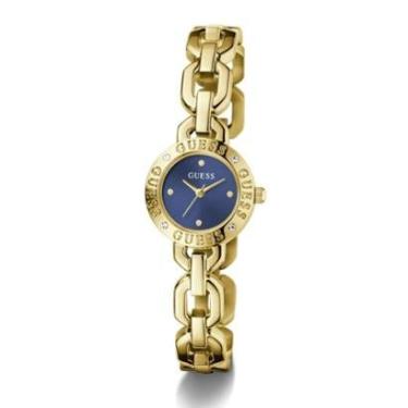 Imagem de Relógio Guess Gw1019l2 Feminino Siren Bracelete Mini Joia Dourado Azul Azul-marinho-Feminino