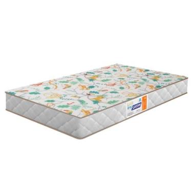 Imagem de Colchao Infantil Para Berço 130X70 cm Espuma D18 Branco Gazin, Branco
