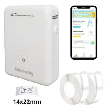 Imagem de Impressora Termica Cupom Nao Fiscal 58mm Tickts Pc Bivolt Bluetooth - 