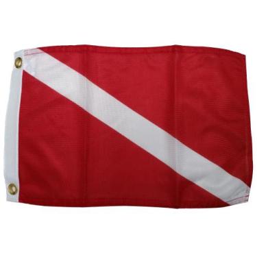 Imagem de Bandeira Dive Mergulhadores A Bordo - Marine Importa