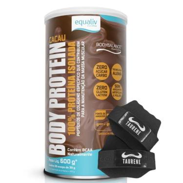 Imagem de Body Protein Isolado Cacau 600g Luva - Equaliv-Unissex