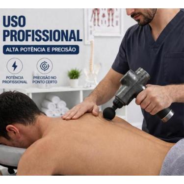 Imagem de Pistola de Massagem Profissional Elétrica para Liberação Miofascial Se
