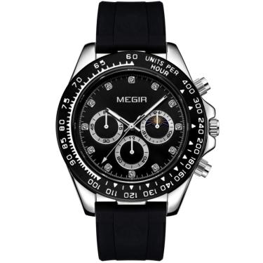 Imagem de Relógio de Quartzo Masculino Simples e Elegante Multifuncional à Prova d`Água