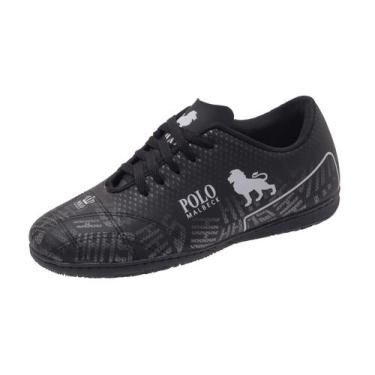 Imagem de Tênis Futsal Polo Malbec Preto Quadra Solado Costurado, 43