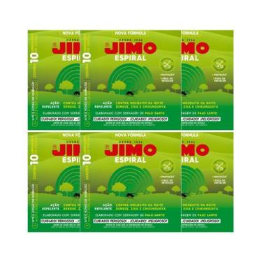 Imagem de Repelente Espiral Jimo Mosquitos Insetos Voadores 8h 60un