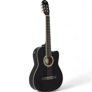 Imagem de Violão Eletroacústico Nylon Tagima Memphis AD60 Bks Preto