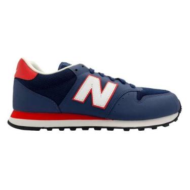 Imagem de Tênis new balance casual com cadarço ref:gm500 masculino, Marinho, Ver